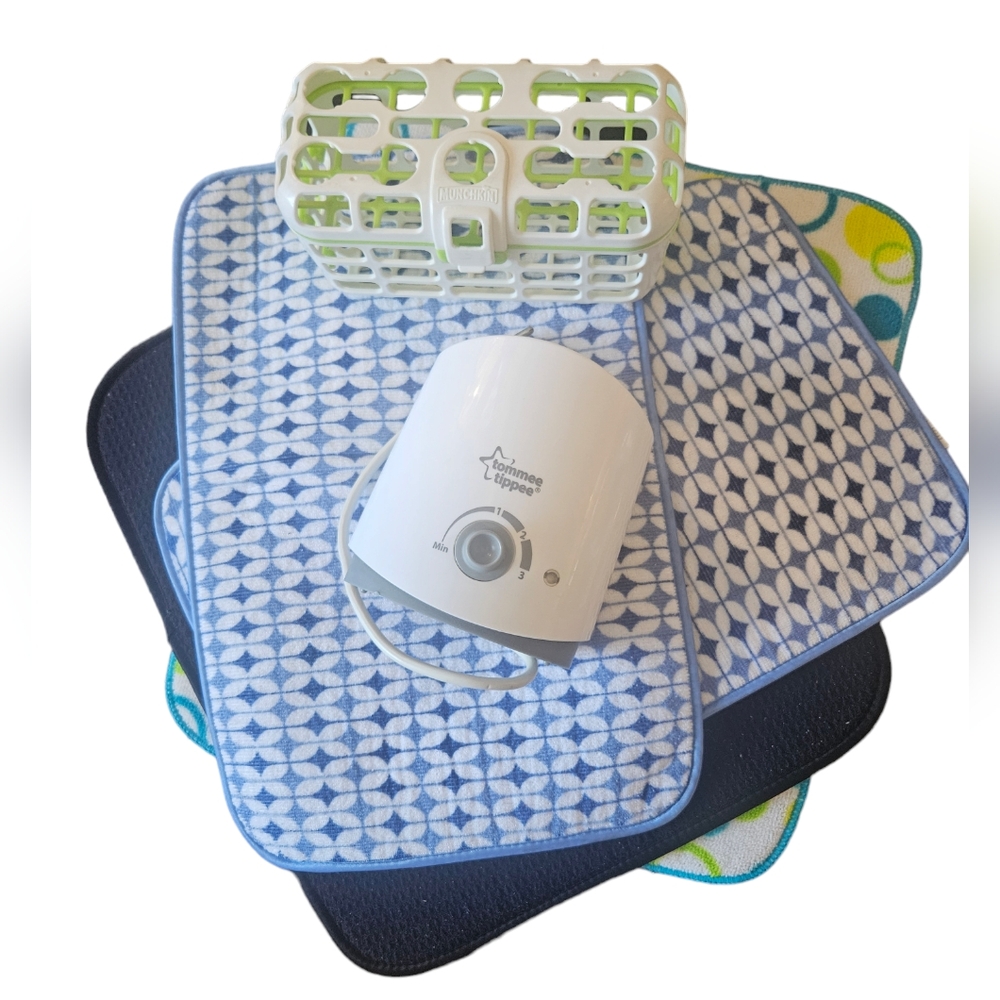 Tommie Tippee Bottle Warmer, Drying Mats and Dishwasher Basket